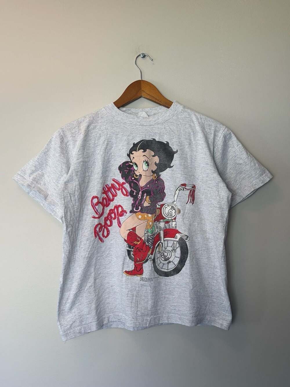 Vintage 1994 Betty Boop Motorcycle Biker T-Shirt Size Large